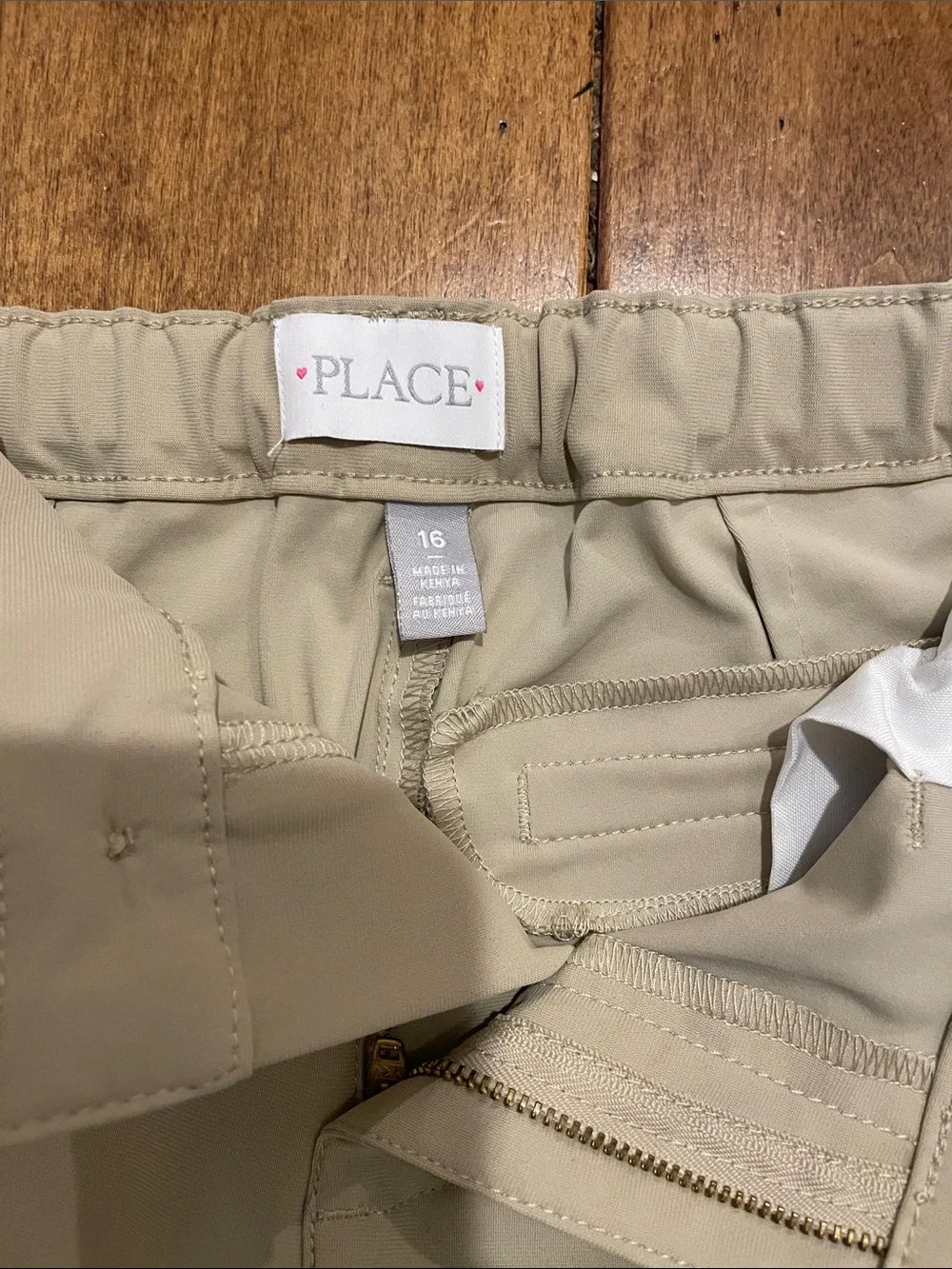 The Children's Place 2 pack Navy and Khaki Girl’s Dress Pants